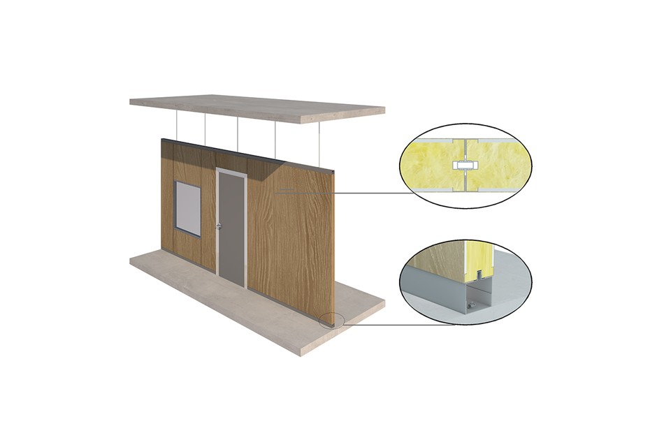 纳声®7545超静音拼接墙系统