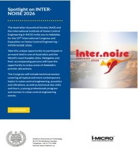 i Micro® 正式成为i‑ince国际噪声控制工程学会的持续会员
